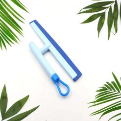 7996 Glass Cleaning Wiper Window Cleaner, for Bathroom, Windows, and Car Glass, Window Mirror Scraper Brush with Soft Rubber