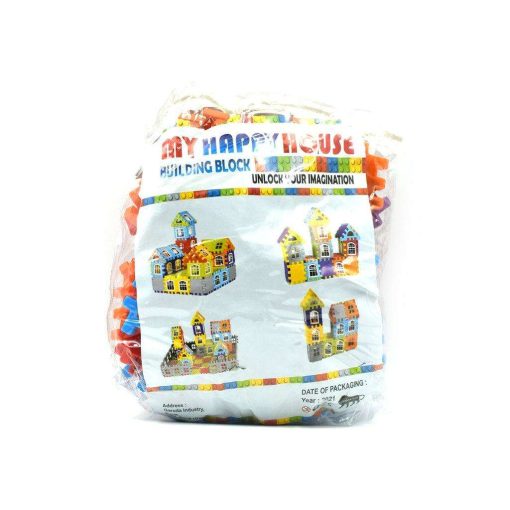 8038 Blocks House Multi Color Building Blocks with Smooth Rounded Edges (110Pc Set)