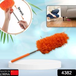 Adjustable Long Handle, Microfiber Duster for Cleaning, Microfiber Hand Duster Washable Microfiber Cleaning Tool Extendable Dusters for Cleaning...