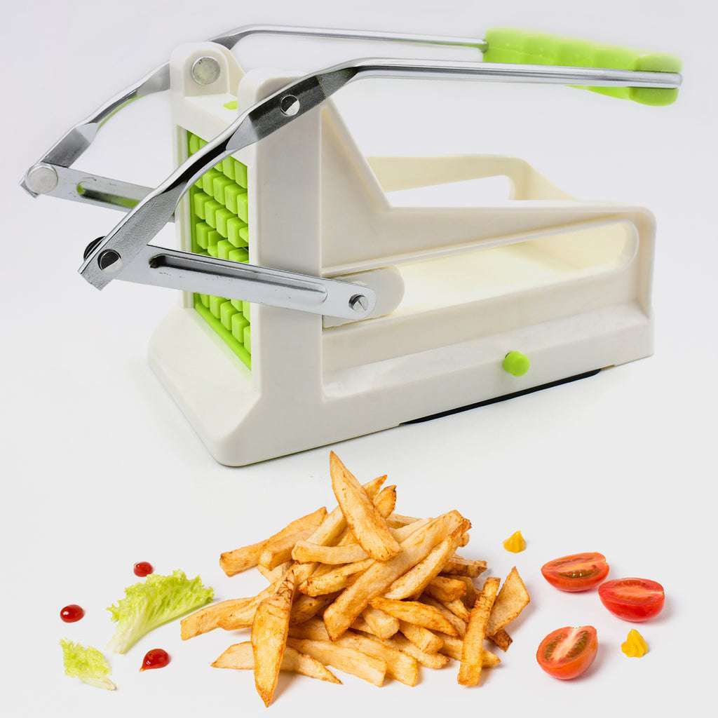 French Fry Cutter, Great with Vegetables, Potato Fries Cutter Professional Vegetable Cutter Stainless Steel Cutter Potato, Onions, Carrots,... 3 French Fry Cutter, Great with Vegetables, Potato Fries Cutter Professional Vegetable Cutter Stainless Steel Cutter Potato, Onions, Carrots,...
