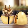 Premium Cutlery Set 24 Pcs with Oval Shaped Stand | Beautiful Stylish Oval Designed Cutlery Sets, Egg-Shaped Luxury Spoon Holder Set  (Golden / 24... 2 premium cutlery set 24 pcs with oval shaped stand beautiful stylish oval Premium Cutlery Set 24 Pcs with Oval Shaped Stand | Beautiful Stylish Oval Designed Cutlery Sets, Egg-Shaped Luxury Spoon Holder Set  (Golden / 24...